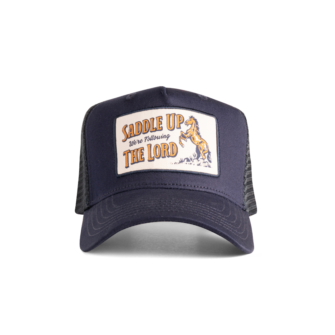 Saddle Up Trucker - Navy