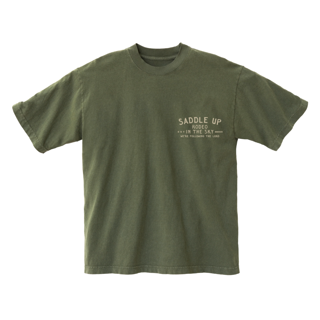 Saddle Up Tee - Army