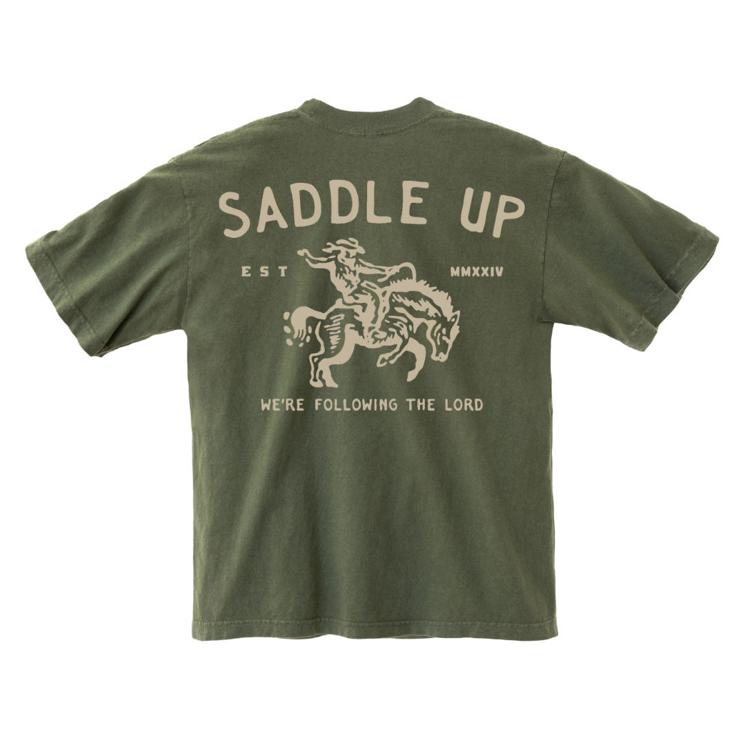 Saddle Up Tee - Army