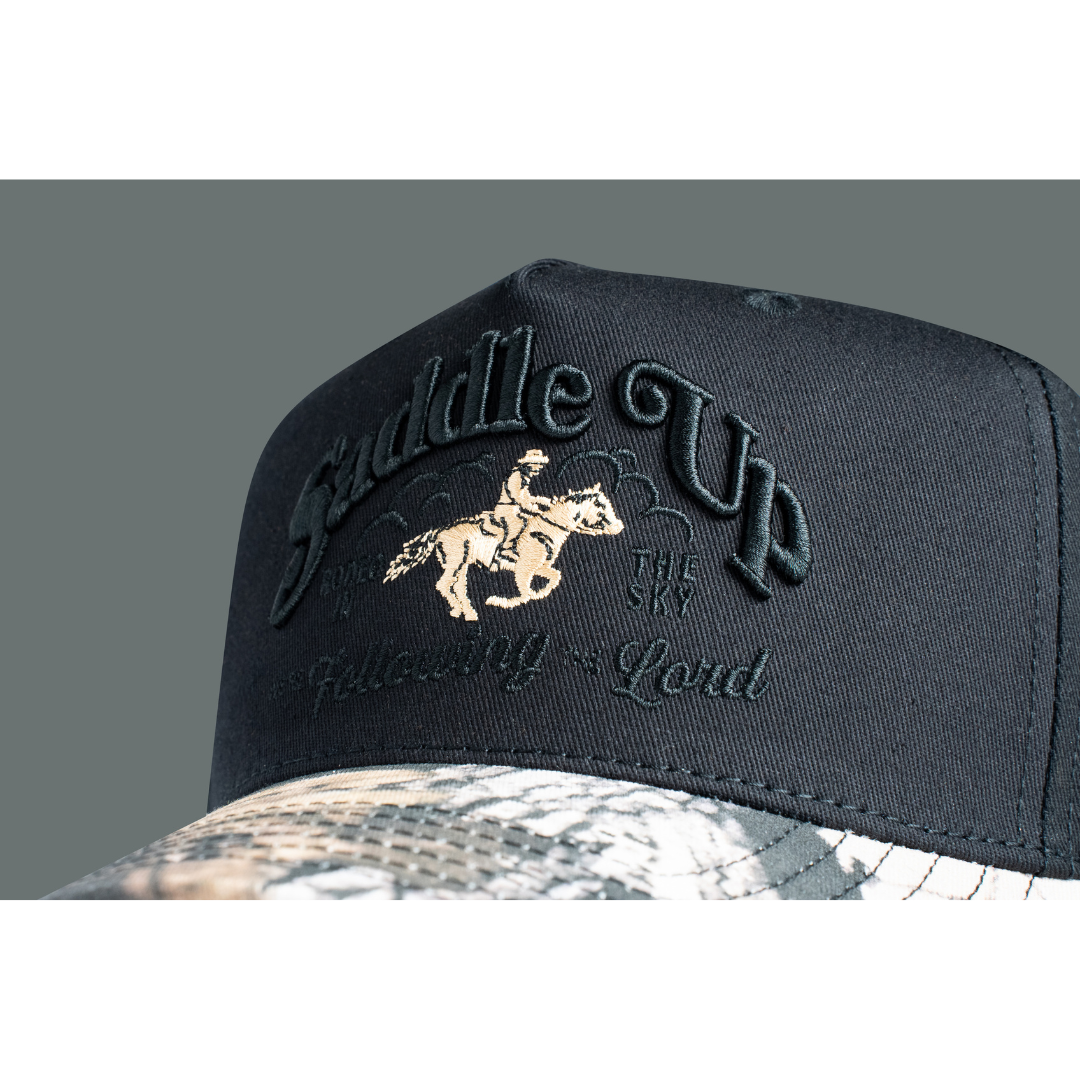Saddle Up Rancher - Black on Black (Youth)