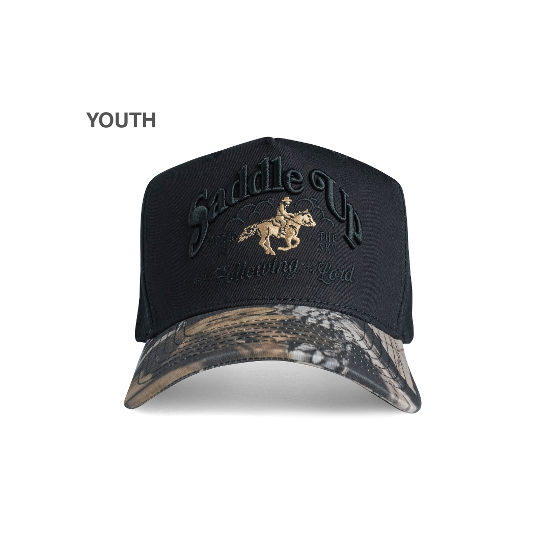 Saddle Up Rancher - Black on Black (Youth)