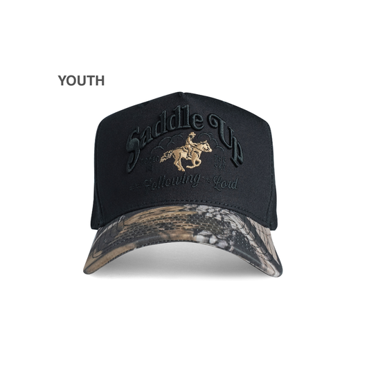 Saddle Up Rancher - Black on Black (Youth)