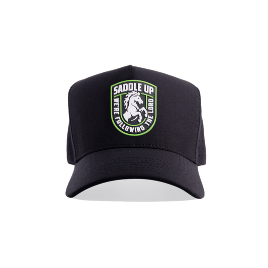 SU Rubber Patch Header -  Black Lime Green