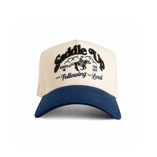Saddle Up Rancher - Cream Navy
