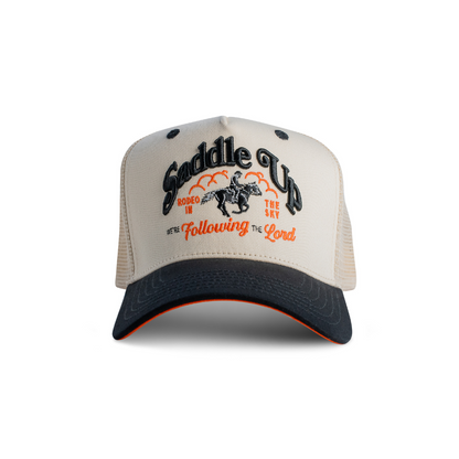 Renewed Trucker - Orange Black
