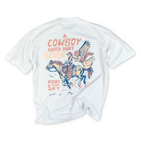 Cowboy Never Alone - White